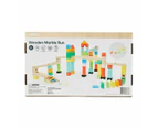 79 Piece Wooden Marble Run Set - Anko