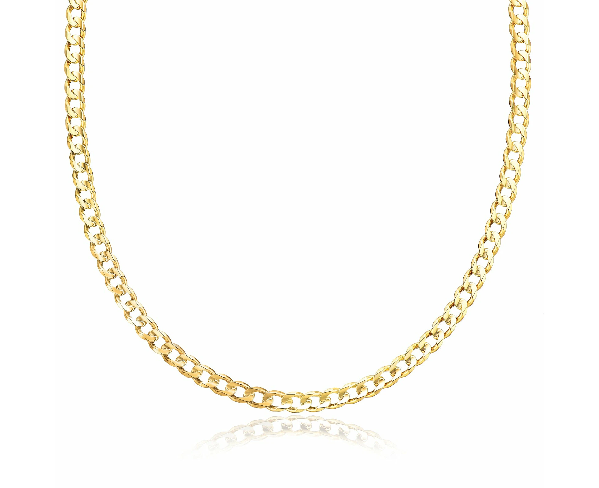 9ct Yellow Gold 50cm Curb Chain