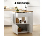 Artiss Kitchen Island Trolley Rolling Serving Cart