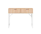 Artiss Console Table 2 Drawers 92CM