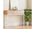 Artiss Console Table 2 Drawers 92CM