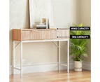 Artiss Console Table 2 Drawers 92CM