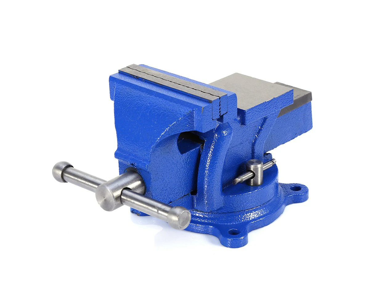 Durable 360° Bench Vice Workshop Clamp Engineers - 100mm Jaw Heavy Duty