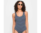 Target Crinkle Stripe Scoop One Piece Swim Bathers