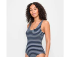 Target Crinkle Stripe Scoop One Piece Swim Bathers