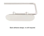 Adhesive 304 Stainless Steel Tissue Storage Rack Paper Towel Holder