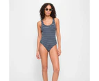 Target Crinkle Stripe Scoop One Piece Swim Bathers