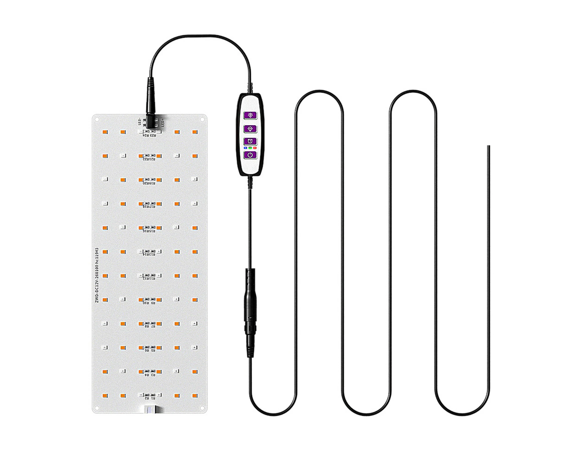 Lighting LED Plant Grow Light Indoor Quantum Board Plant Fill Light Hanging 12V Plant Lights