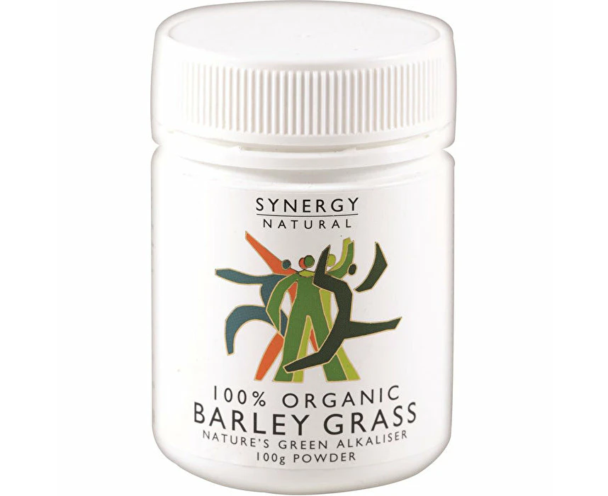 Synergy Natural 100% Organic Barley Grass Powder 100g