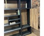 PHOENIX Display Wall Unit 3.0M - Warm Oak & Black