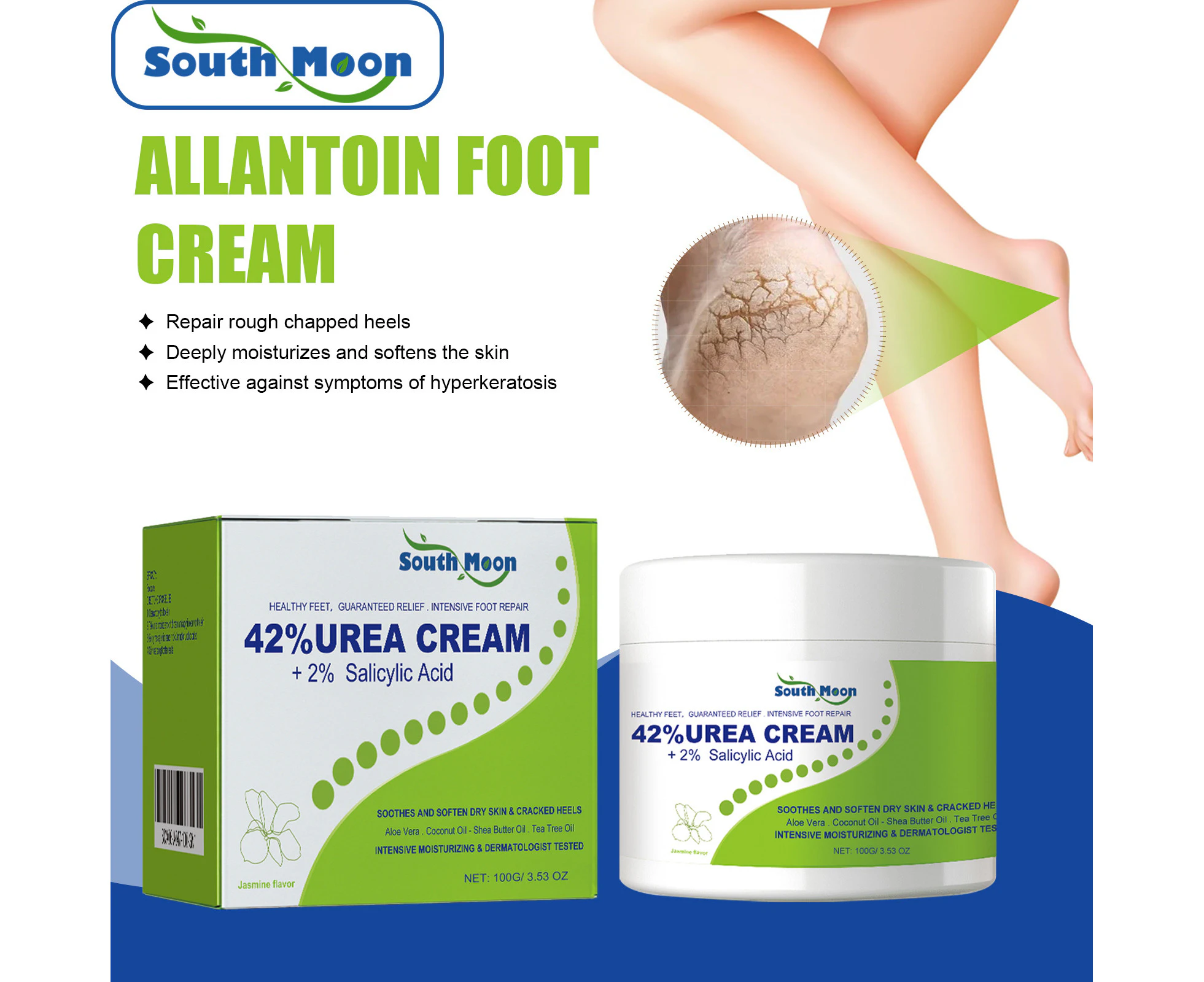 Foot Care Cream Heel Moisturizing Anti-Drying And Cracked Peeling Moisturizing Foot Cream