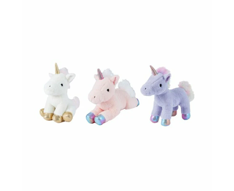 Unicorn Plush Toy, Assorted - Anko