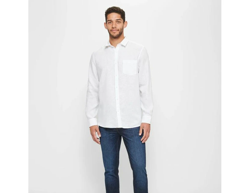 Target European Linen Long Sleeve Shirt