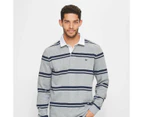 Target Long Sleeve Rugby Polo Shirt