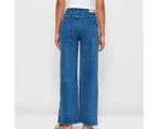 Target Super High Rise Full Length Wide Leg Denim Jeans - Shape Your Body - Blue