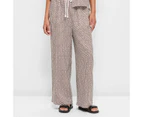 Target European Linen Wide Leg Pants