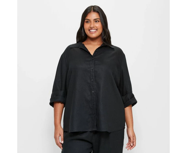 Target Plus Size European Linen Shirt