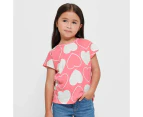 Target Organic Cotton Drop Shoulder Heart T-shirt