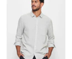 Target Textured Long Sleeve Shirt - Grey