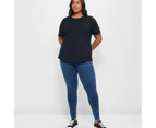 Target Plus Size Full Length Denim Jeggings - Blue