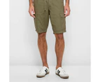 Target Linen Blend Cargo Shorts