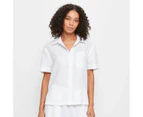 Target European Linen Shirt - White