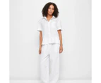 Target European Linen Shirt - White