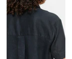 Target European Linen Shirt - Black