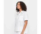 Target European Linen Shirt - White