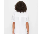 Target European Linen Shirt - White