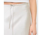 Bias Cut Satin Slip Skirt - Lily Loves