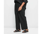 Target Plus Size European Linen Wide Leg Pants