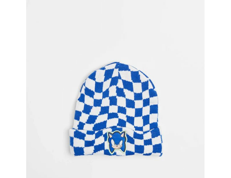 Kids Licensed Sonic The Hedgehog Beanie - Blue