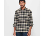 Target Long Sleeve Flannelette Shirt - Neutral