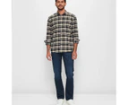 Target Long Sleeve Flannelette Shirt - Neutral