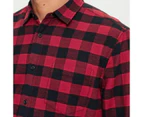 Target Long Sleeve Flannelette Shirt - Red