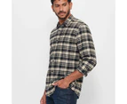 Target Long Sleeve Flannelette Shirt - Neutral