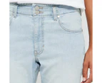 Target Mid Rise Ankle Length Girlfriend Denim Jeans - Blue