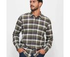 Target Long Sleeve Flannelette Shirt - Green