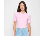 Target Australian Cotton Rib Layer T-Shirt