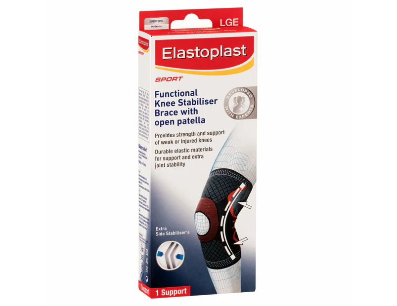 Elastoplast Functional Knee Stabiliser With Open Patella LRG