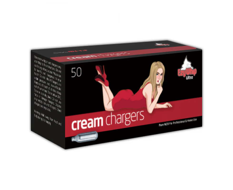 Ezywhip Ultra Cream 8g N2O Chargers 50 Pc