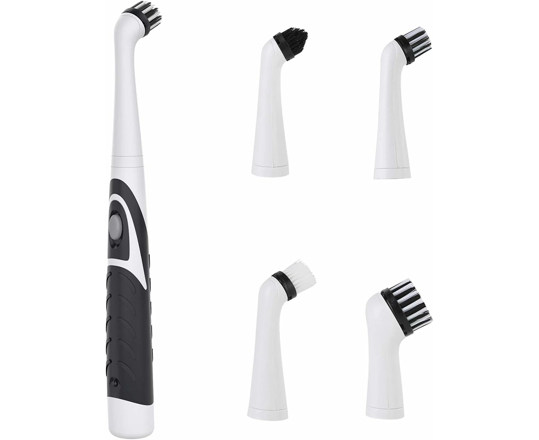 Electric Cleaning Brush Oscillating Cleaning Tool, Super Powerful Sonic Cordless Power Scrubber with 4 Heads for Bathroom Wall and Kitchen