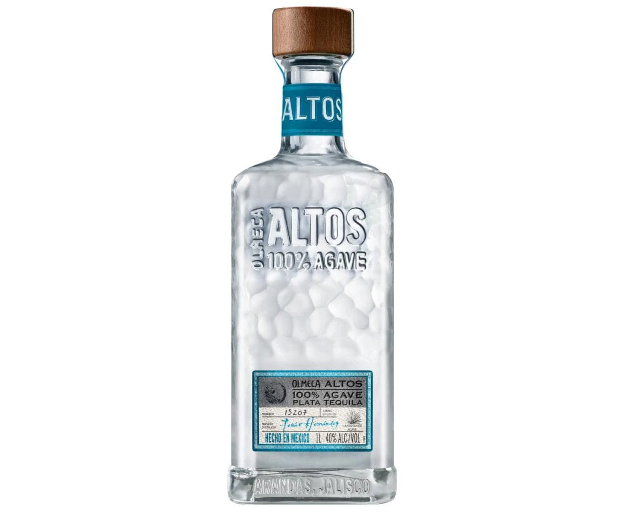 OLMECA ALTOS ALTOS PLATA TEQUILA 38% 1LT