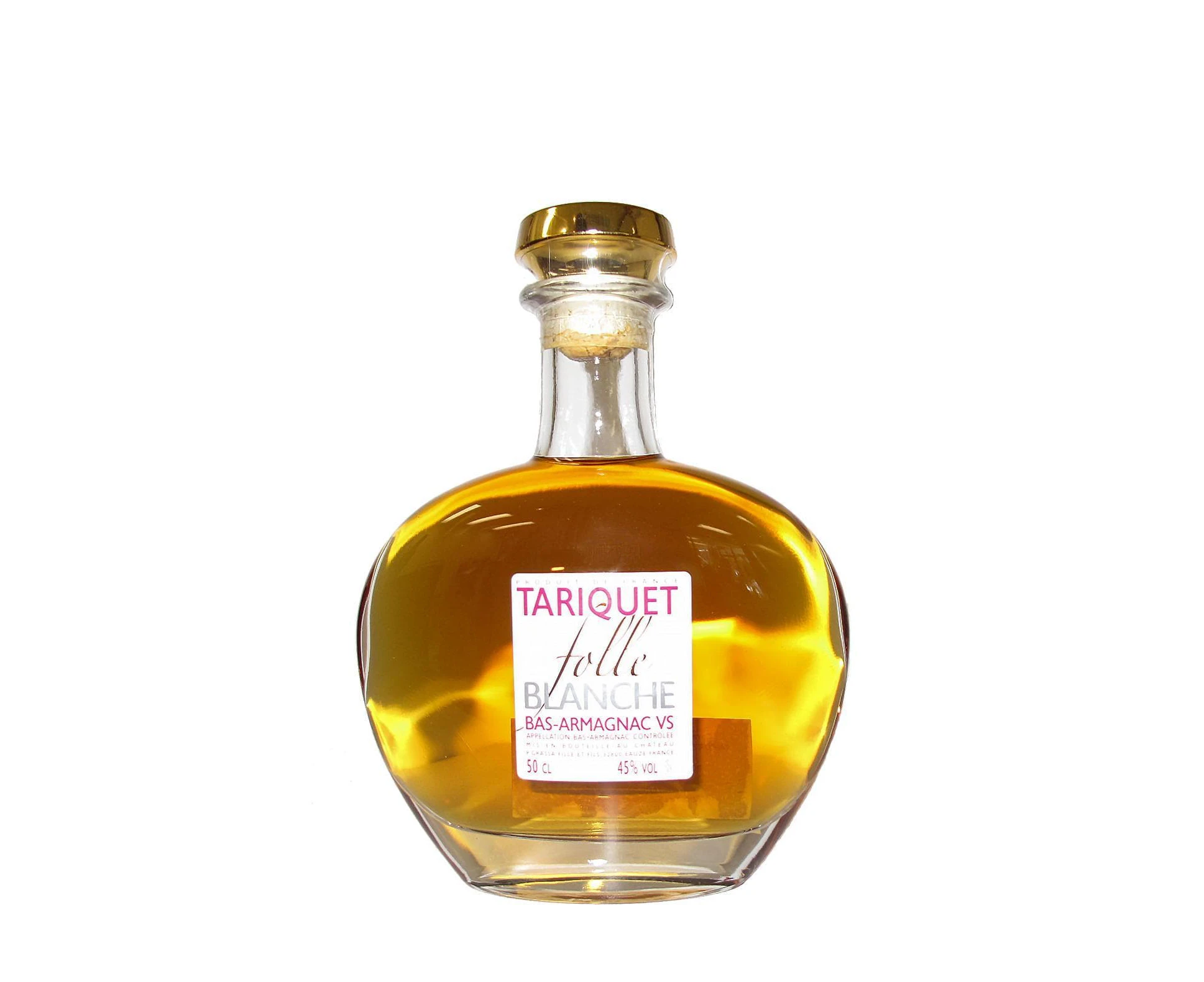 DOMAINE TARIQUET BAS ARMAGNAC 5 YEARS FOLLE BLANCHE CARAFE 45% 500ML