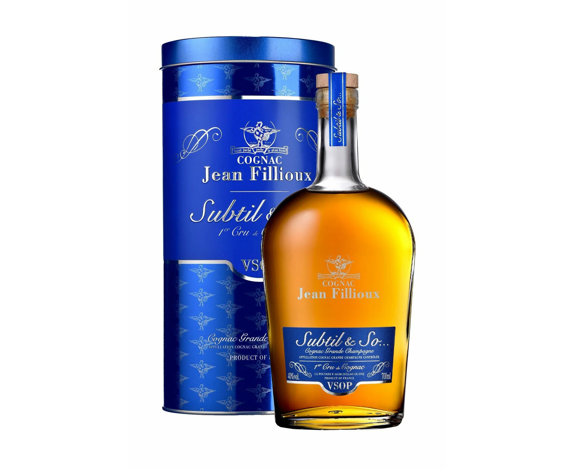 JEAN FILLIOUX SUBTIL & SO COGNAC VSOP GRAND CHAMPAGNE 40% 700ML