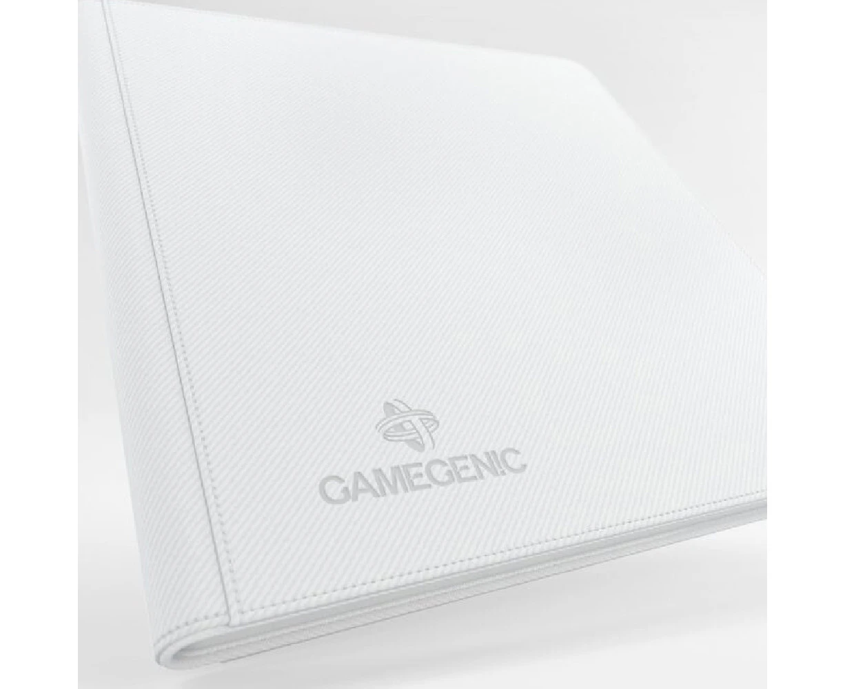 Gamegenic Zip Up Album/Binder 18 Pocket White TCG/CCG Card Gaming Accessory