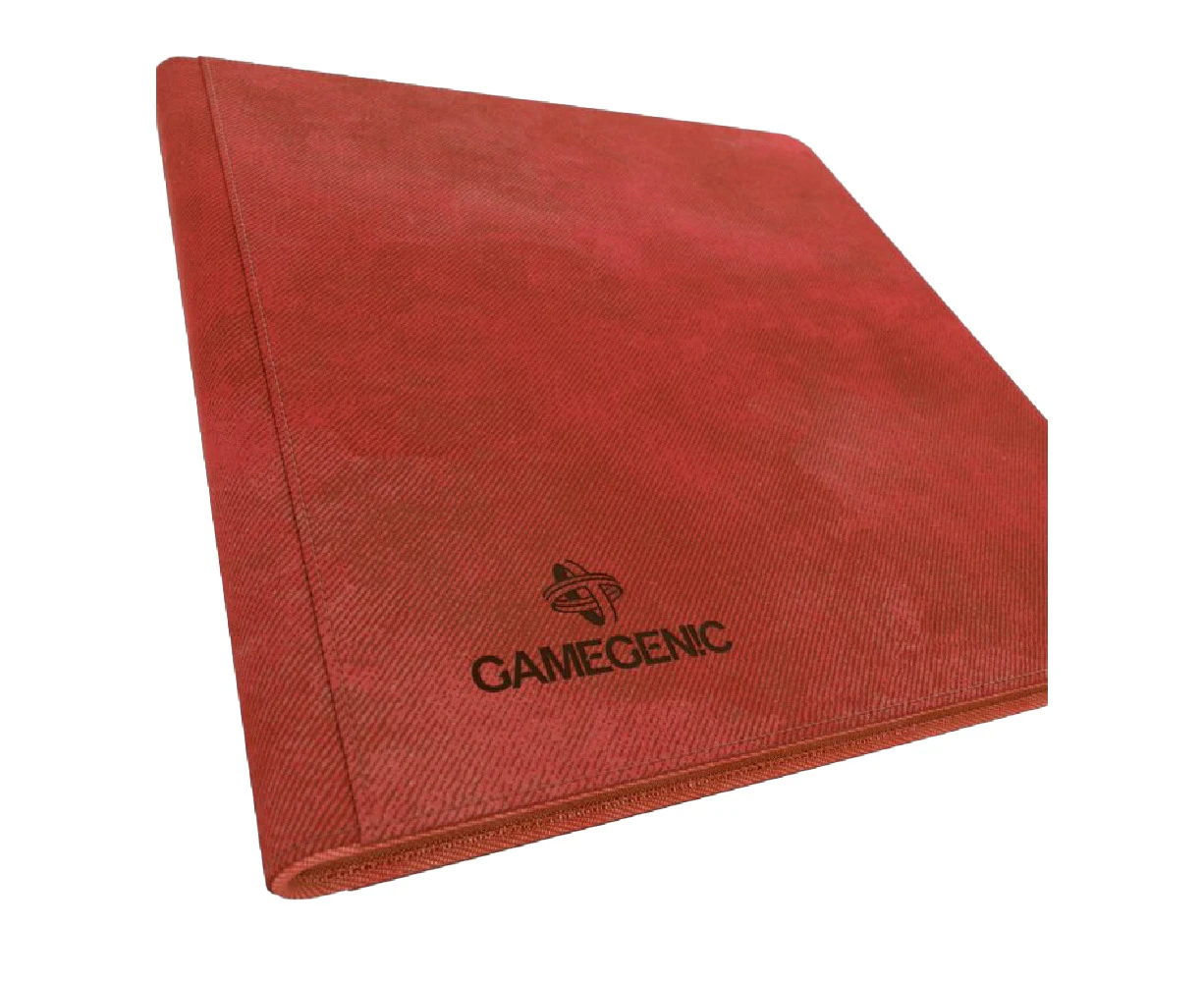 Gamegenic Zip Up Album/Binder 8 Pocket Red TCG/CCG Trading Card Gaming Accessory