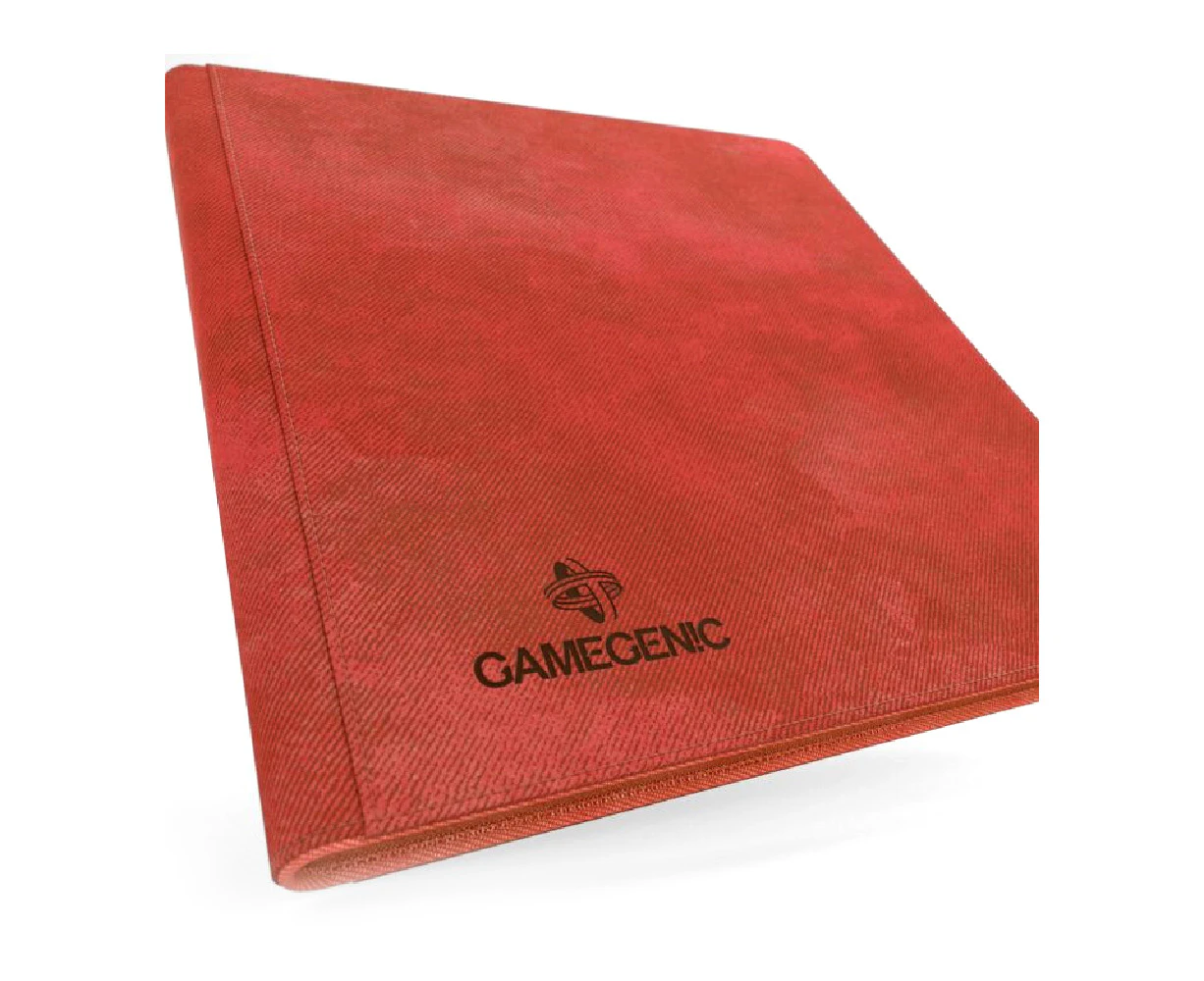 Gamegenic Zip Up Album/Binder 24 Pocket Red TCG/CCG Card Gaming Accessory