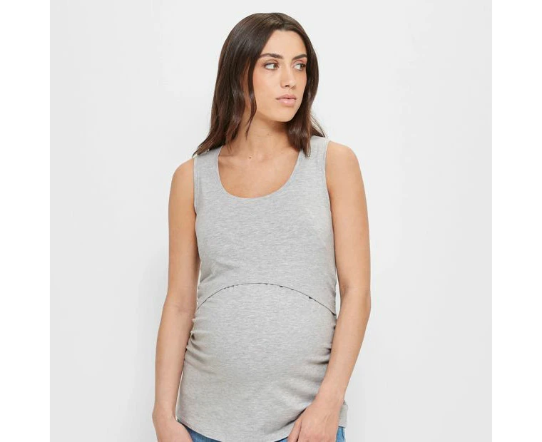 Target Maternity Australian Cotton Blend Nursing Tank Top